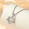 Collar Corazón Cadena De Plata 925 Caja De Regalo De