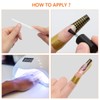 200 PCS Nail Forms for Builder Gel, AHIER Self-adhesive Nail