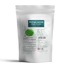 AYURFOREST Moringa Leaves Powder Oleifera Leaf Shigru Great in Drinks and Smoothies 16 Ounce