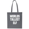 Worlds Tallest Elf Christmas Tote Shopping Gym Beach Bag 42cm