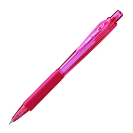 Pentel Wow! Sliding Sleeve Mechanical Pencil, Writing, Drawing, School Supply, Pre-loaded with Super Hi-Polymer Lead, 0.7mm Medium Point, Pink Barrel, AL407P, Box of 12