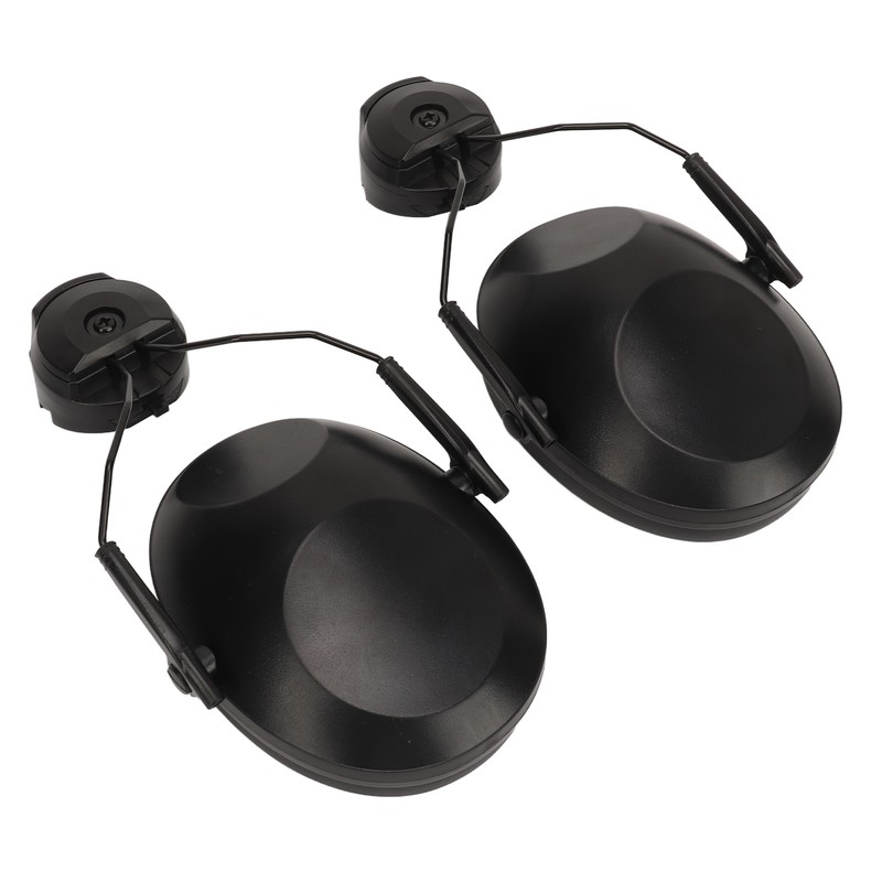 1 Pair Helmet Attachable Ear Muff Noise Canceling Soft Comfortable