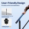VIVOHOME 2-Pack Hand Rails for Outdoor Steps, Wrought Iron Railing,