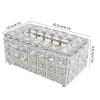 Crystal Rectangle Tissue Box Napkin Holder Rhinestone Tissue Storage Case