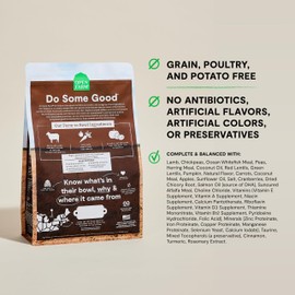 Open Farm, Grain-Free Dry Dog Food, Complete & Balanced Kibble, Sustainably & Ethically Sourced Ingredients, Non-GMO Veggies & Superfoods Support Overall Health, Pasture Raised Lamb Recipe, 4lb Bag