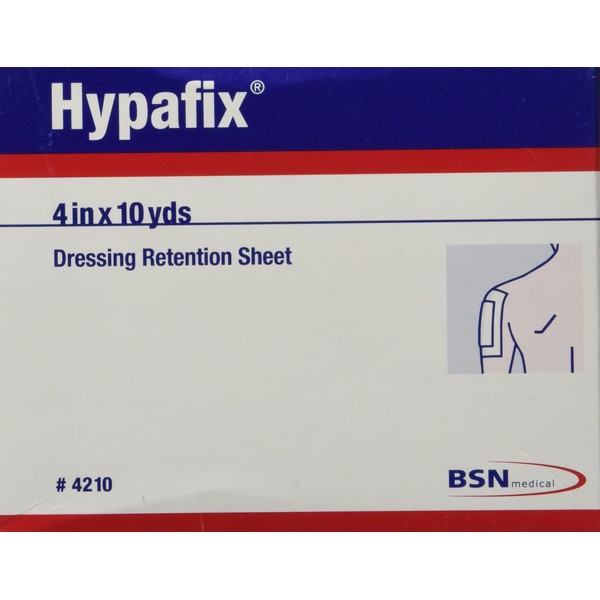 Hypafix Dressing Retention Tape 4" x 10 Yards, 1 Roll