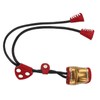 Archery Thumb Protector Regulable Design Safety Rope Brass Cowhide Material