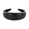 axy Wide Headband in Faux Leather Look Beautiful Women's Headband