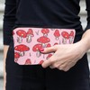 cobee Make Up Bag Cosmetic Bags Floral, Mushroom B, Make