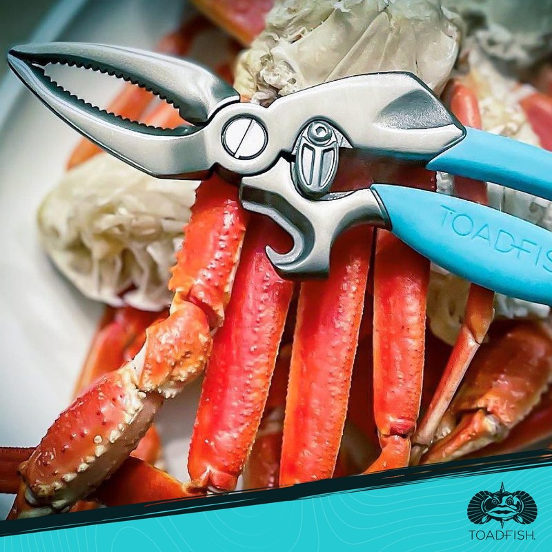 Toadfish Coastal Kitchen Collection - Includes Crab Cracker, Shrimp Deveiner,