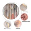 Umpoo Pink Marble Shower Curtain 72x72 Inch Abstract Mixed Ink