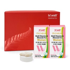Hi Well Women's Multivitamin Mineral 60 Capsules (2 bottles) (4 months' supply) Multivitamin / 하이웰 여성 우먼 멀티비타민 미네랄 60캡슐 2통 (4개월분) 종합비타민