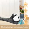 Animal Under Door Draft Stopper-Decorative Weighted Noise Blocker for Doors