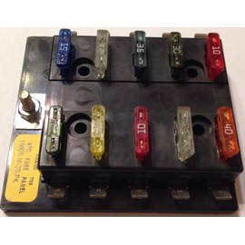 ATO/ATC Fuse Block, Fuse Panel 15600-10-20 (10 Position) by Genetic Los Angeles