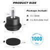 Bell Glides Replacement Office Chair or Stool Swivel Caster Wheels
