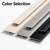 VHH 3 Set Light Gray Aluminum T-Shaped Molding,Metal T-Molding Trim