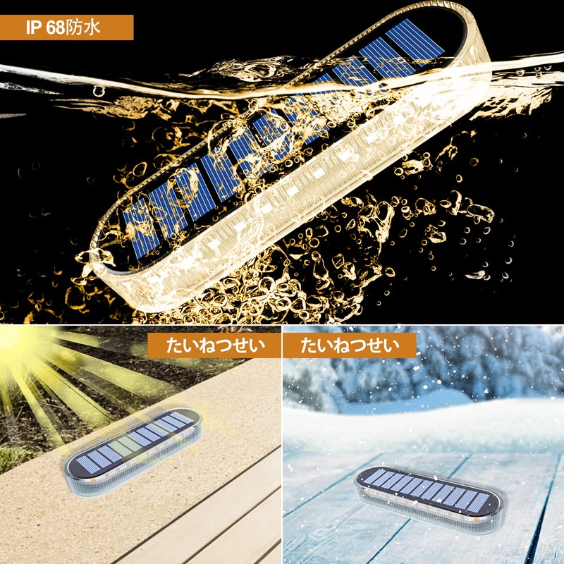 Yilaie Solar Light, Garden Light, Outdoor Solar Ground Light, Recessed