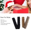 2Pcs Faux Fur Strips Thick Fluffy Soft Artificial Fur Strips