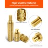 Gorffy 338 Piece Threaded Insert 3D Print, M2 M2.5 M3