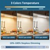 Ascher 15.2inch Under Cabinet Lights, 3000mAh Rechargeable Motion Sensor Light