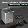 ZOMCHI Razor Blade Bench for Storage of Safety Razor Blades,