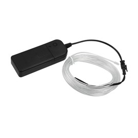 X AUTOHAUX 4 Meter/13ft Neon EL Wire Strip Ice Blue Light Glow for Car Interior