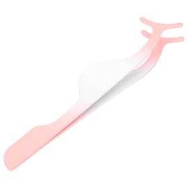 Pinzas de Pestañas Postizas Aplicador de Pestañas Postizas Pinzas de Extensión de Pestañas Postizas de Acero Inoxidable, Herramienta de Maquillaje de Pinzas para Quitar Extensiones de Pestañas(#3)