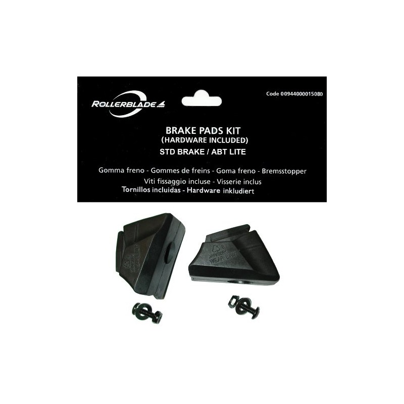 Rollerblade Rollen Brake Pad STD 2 PCS, Schwarz, One Size