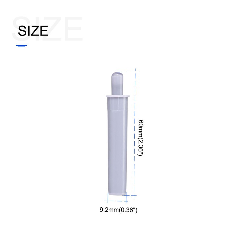METALLIXITY Damper Buffer Push 60mm x 9.2mm 3pcs Plastic Cupboard