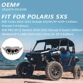 Front Right Brake Caliper With Sintered Pads for Polaris RZR-Turbo RZR-PRO-XP General-XP-4-1000, OEM# 1912474 1913240