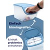 LONESTAR Pick-Box 5 L, 4 x Storage Boxes with Lid