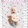 Bimocosy 2 Pack Cot Sheets 70x140cm, Soft Cotton Mattress Protector