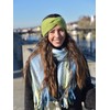 styleBREAKER 04026072 Women's Knitted Headband with Twist Knot and Rib