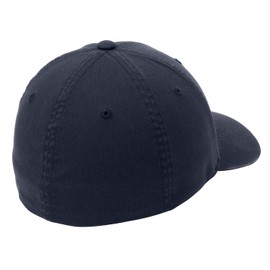 Joe's USA Flexfit Fitted Garment Washed Cap - L/XL - 1 Pack - Navy