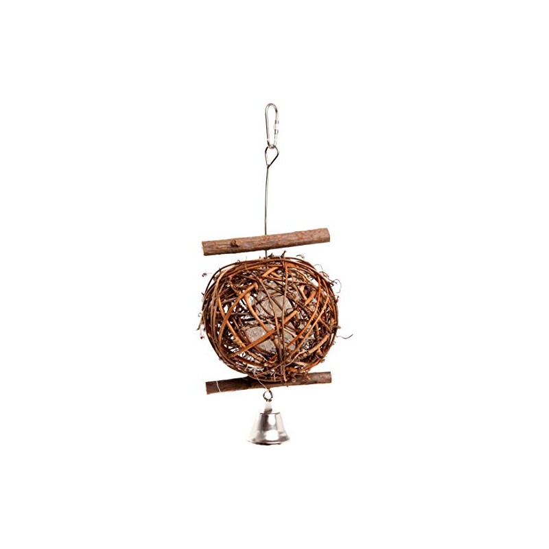 Karlie Balle En Bois Oiseaux 10 Cm Diamètre Rempi De