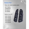 Master Power Window Switch & Bezel Set for 2002-2010 Dodge