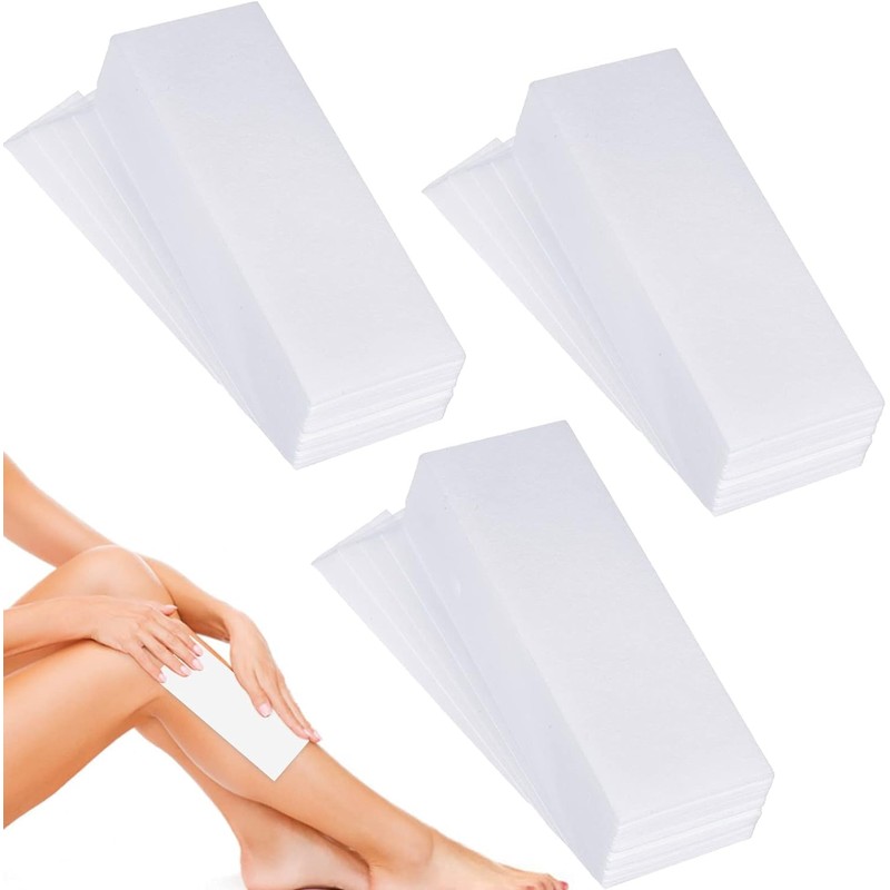 100 Wax Strips Papers Hair Removal Strips Legs Brazilian Wax