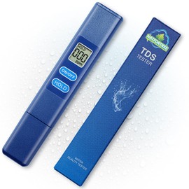 NATFORTREE Digital TDS Meter – Simple & Accurate Water Tester for TDS (0-9999 ppm) – Ideal for Filtration Systems, Drinking Water, Aquariums, Pools – Replaceable Battery Design