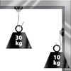 POPPSTAR 4 Pieces Magnet Hook Extra Strong Rotatable (Clamping Force