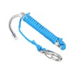 Diving Hooks Stainless Steel Double Reef Hook with Spiral Coil