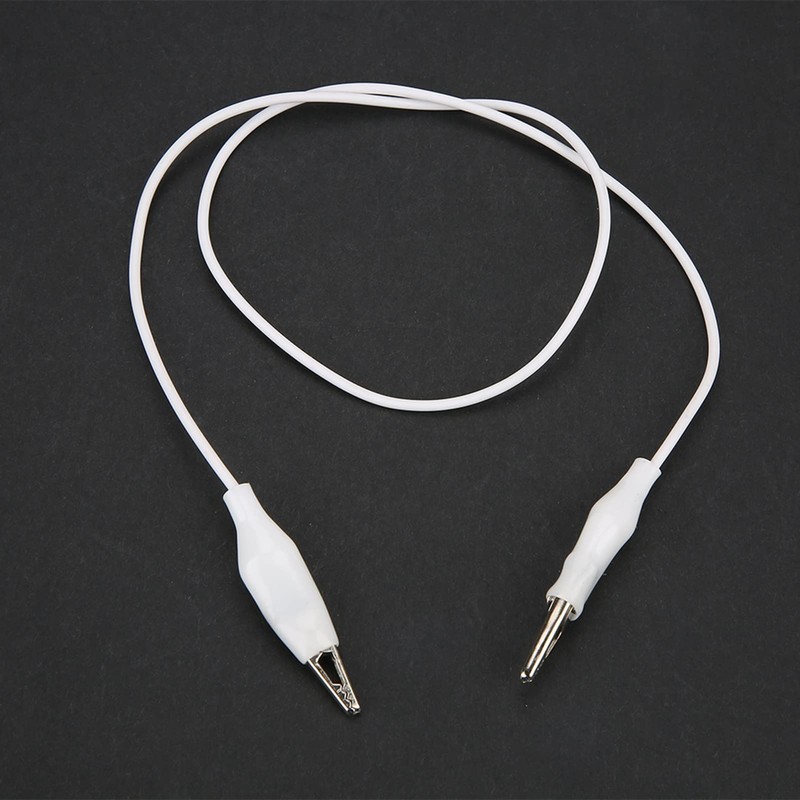 Crocodile Clip Cable, 10pcs 50cm Dual Ended Alligator Clips Test