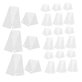 PartyKindom 200Pcs Transparent Umbrella Bags Convenient Holders for Long Handle Umbrellas Durable Pe Material for Travel Events