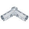 eoere 8 Sets 90 Degree Structural Pipe Connector 3 Way