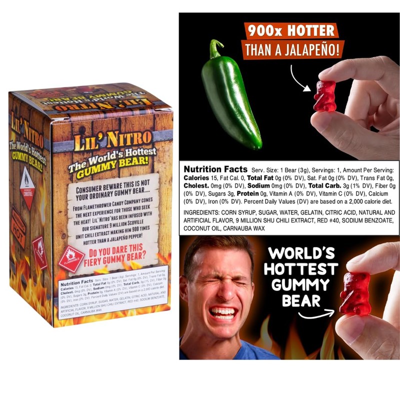 Lil' Nitro: The World's Hottest Gummy Bear & Toe of