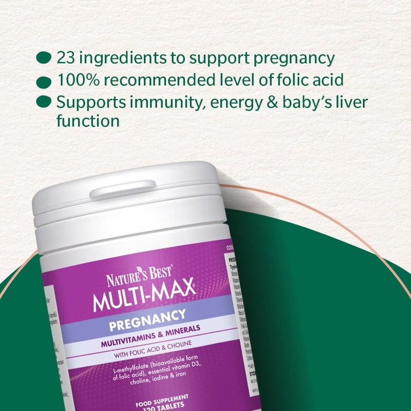 Nature's Best Multi-Max Multivitamin for Pregnancy - Comprehensive Nutritional Support