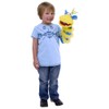 The Puppet Company - Knitted Puppet - Ringo, Sky Blue/Yellow