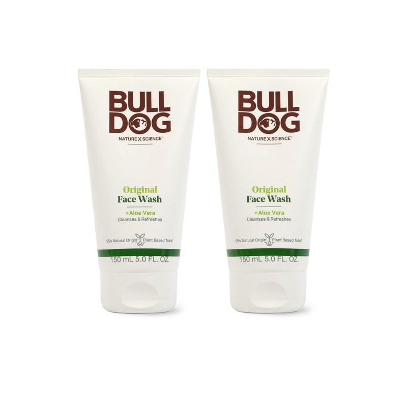 Bulldog Mens Skincare and Grooming Original Face Wash, 5 Ounce