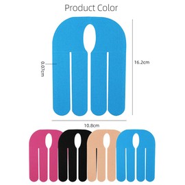 Precut Kinesiology Tape for Wrist, 12 Pcs Breathable Elastic Athletic Tape Hand Sports Joint Muscle Tape Patches, Waterproof Kinesiology Recovery Tape Bowling Wrist Support Tapes for Carpal Tunnel