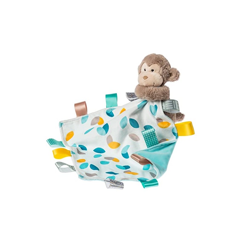 Taggies Cuddlebud Lovey Security Blanket, 9 x 9-inches, Monkey