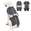 SAWMONG Zipper Recovery Suit for Dogs, Breathable Cotton Dog Surgery